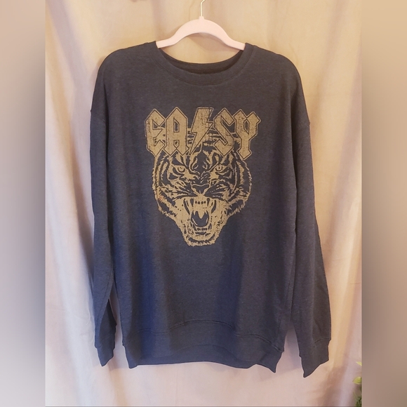 EASY TIGER GRAPHIC OVERSIZED PULLOVER - Picture 1 of 5